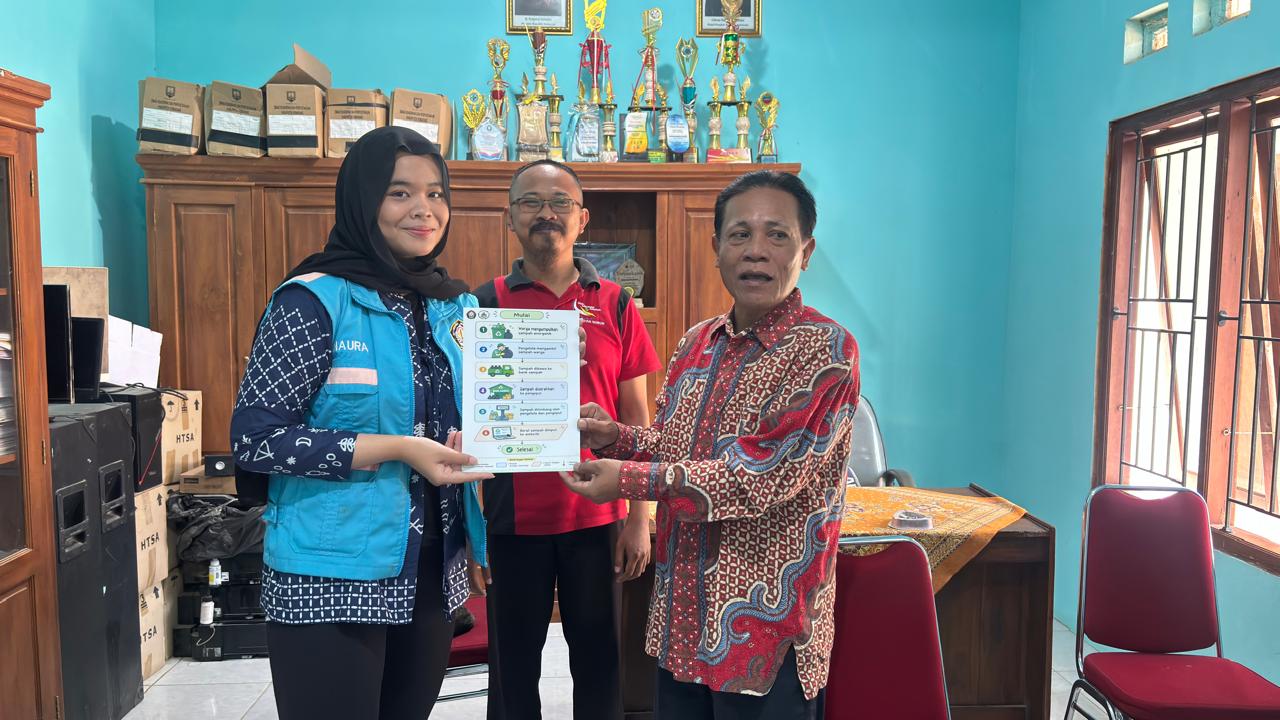 Dari Warga ke Pengepul, Mahasiswa KKN-T 80 Petakan Alur Bank Sampah Cukilan