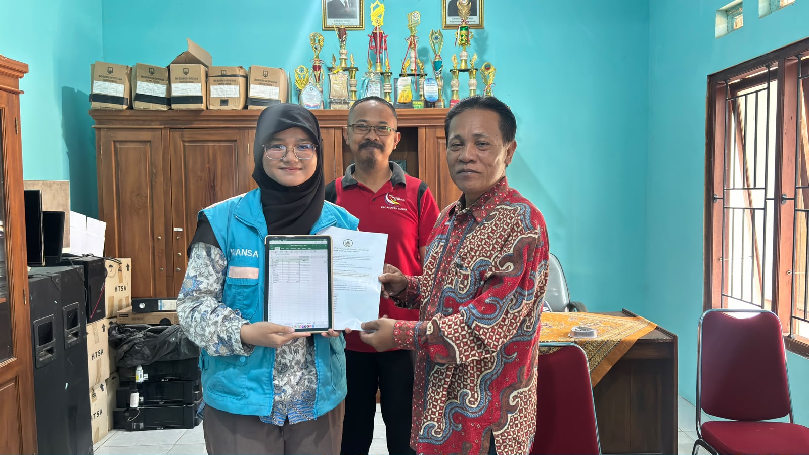 Permudah Pencatatan, KKN UNDIP Rancang Excel Penimbangan Sampah