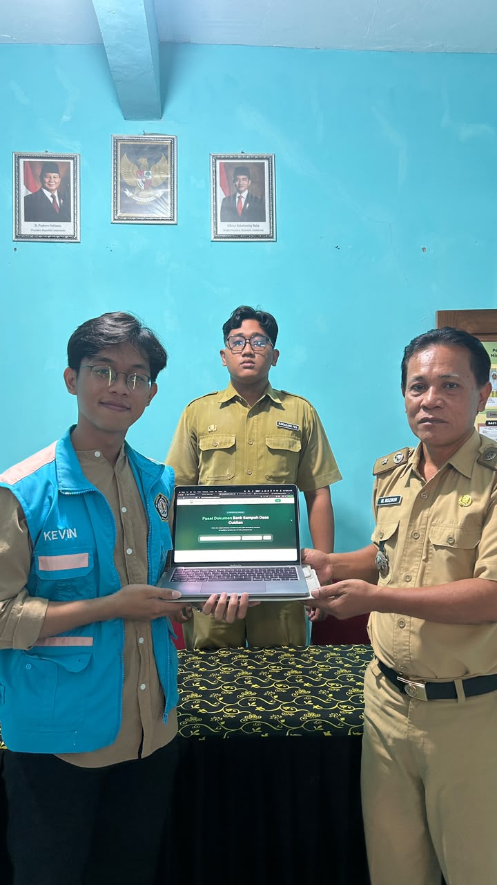 Mahasiswa Informatika Undip Bangun Repositori Dokumen Digital Terpadu, Perkuat Tata Kelola Bank Sampah Desa Cukilan