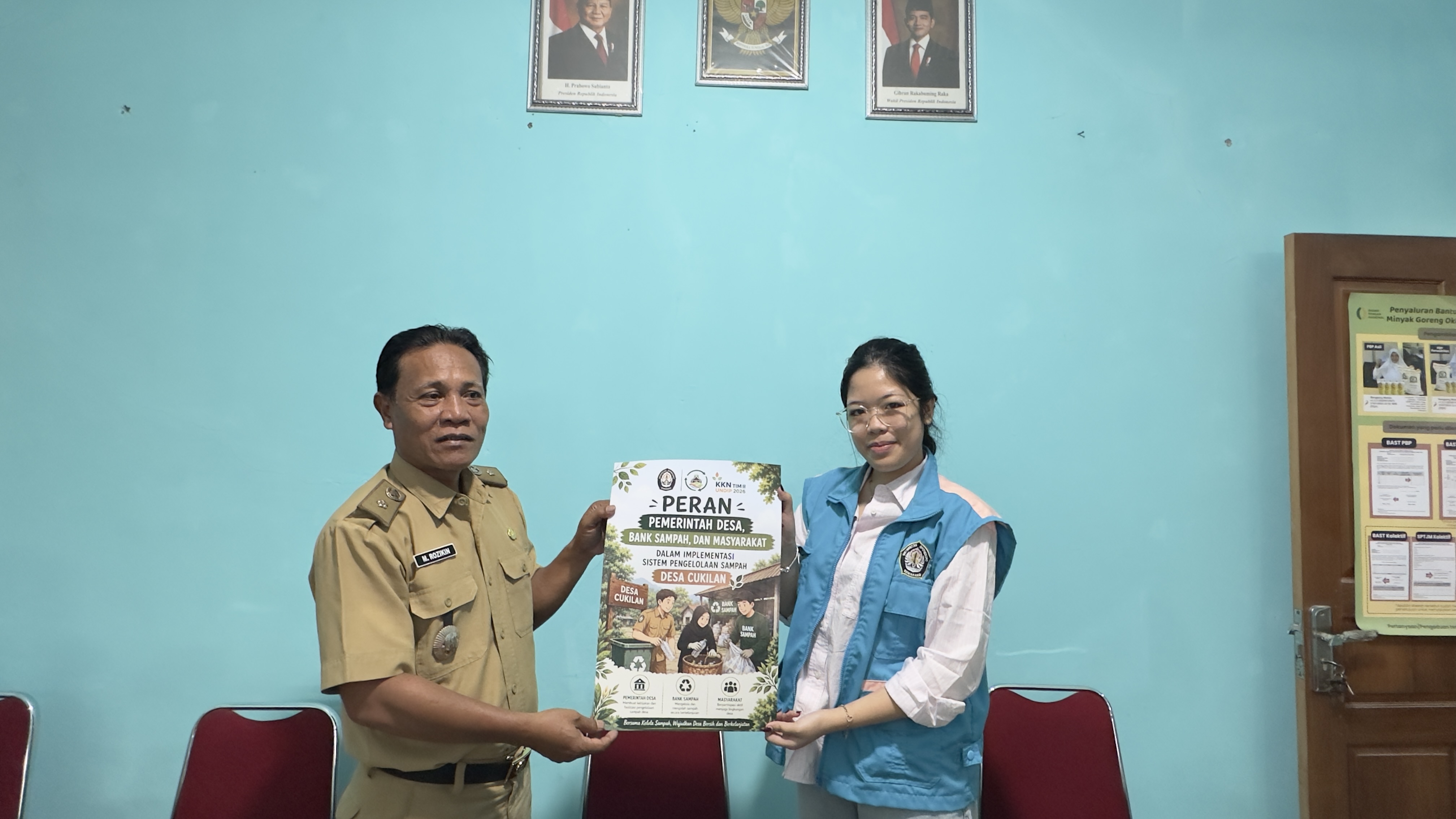 Mahasiswa KKN-T Tim 80 Undip Sosialisasikan Pengelolaan Sampah Desa Cukilan